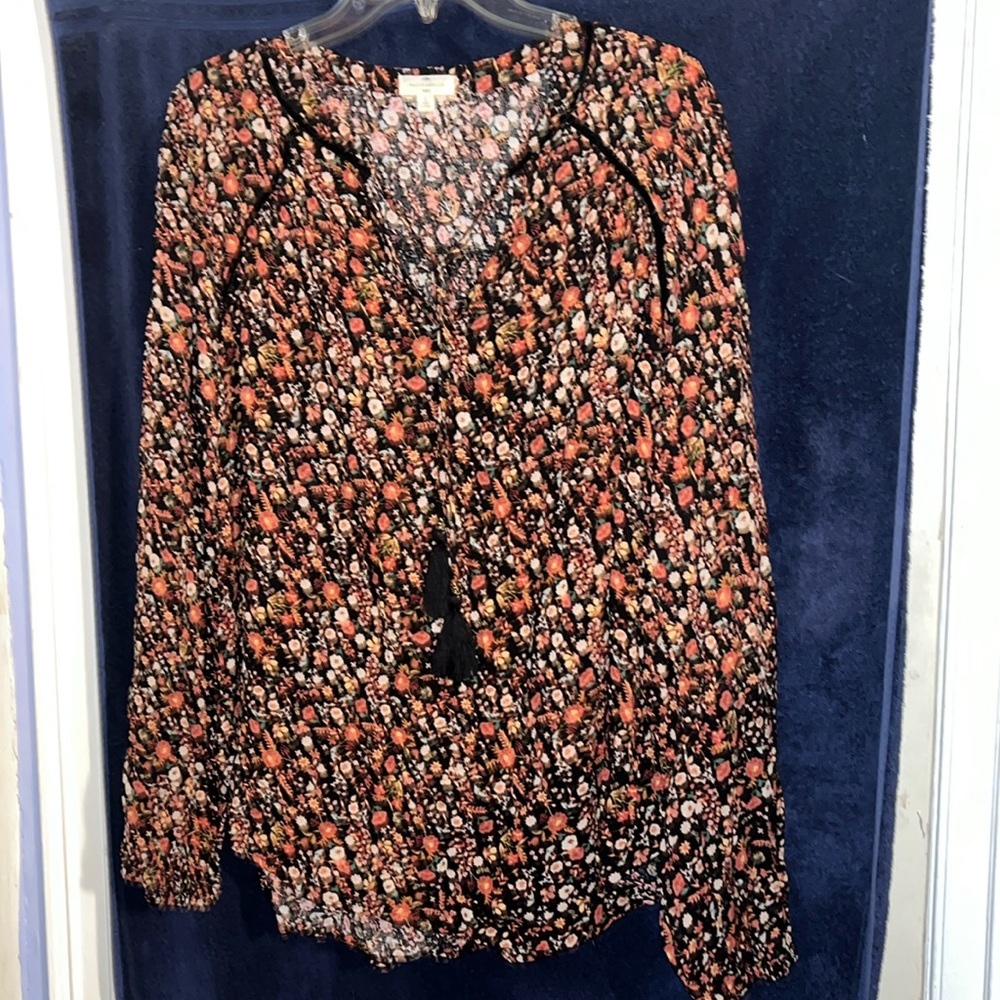 Mason & Belle Floral Blouse women’s size L